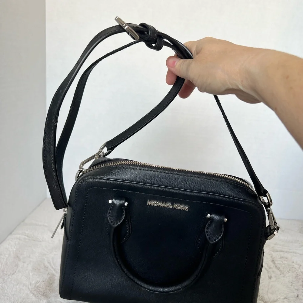 Michael Kors Black Satchel Bag - Picture 6 of 9